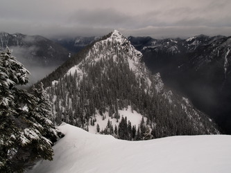 The east side of Avalanche Mountain from point 5,360.