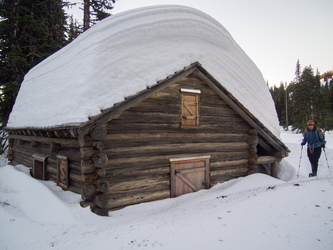 The Indian Henry patrol cabin.