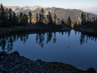 Looking towards Setting Sun Mountain from the 6,700' pond,