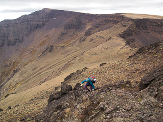 Steens Mountain from the ridge on the SE side of Kiger Gorge.