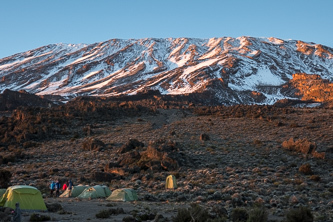 Mount Kilimanjaro from Pofu Camp