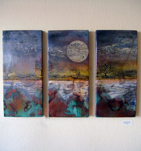 landscape triptych