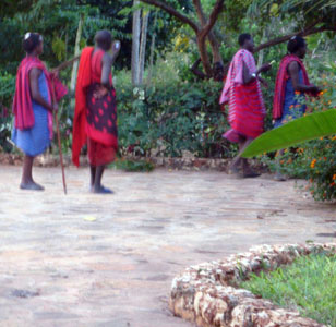 Sarahs Masaii guards