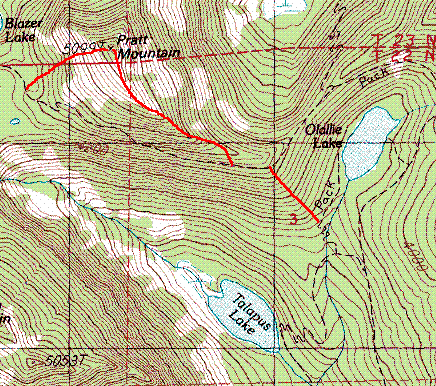 Pratt Mountain map