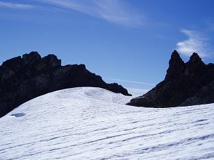 SW ridge of Sahale Peak from Sahale Glacier