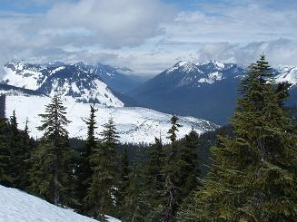 South Fork Snoqualmie Valley from summit of Mount Catherine