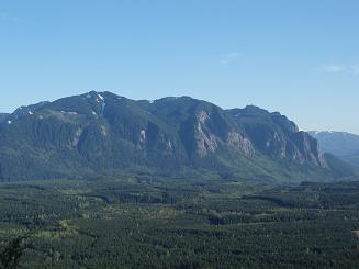 Dixie Peak and the Moon Wall from Fuller Mountain