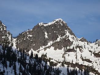 Bryant Peak from Snow Lake Trail