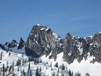 The Tooth from Snow Lake trail