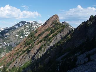 South side of Red Mountain (Snoqualmie Pass quad) from PCT