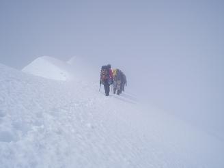 Ridge leading to Chair Peak's NE buttress
