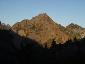 Red Mountain (Snoqualmie Pass quad) from Cave Ridge