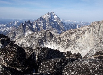 Mount Stuart from Dragontail Plateau