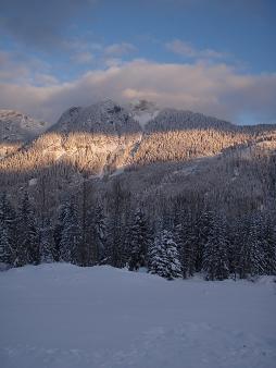Dungeon Peak from Gold Creek Sno-Park