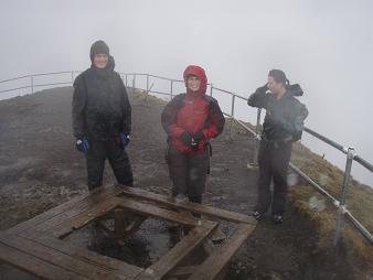 At the summit of Saddle Mountain