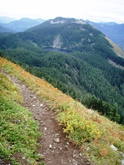 Bandera Mountain from the Mount Defiance trail