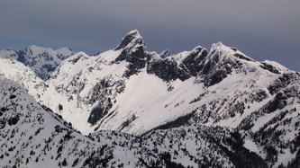 Mount Triumph from summit of Oakes Peak