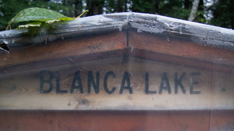 The forest service has put the Blanca Lake trail head to bed for the season.