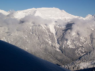 The south slopes of Little Devil Peak.