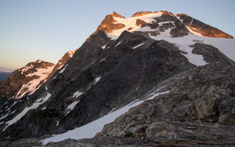 Colonial Peak from camp.
