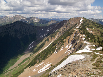 The east ridge of Devils Dome.
