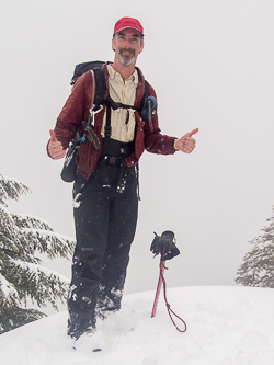 Franklin on the summit of Anthracite