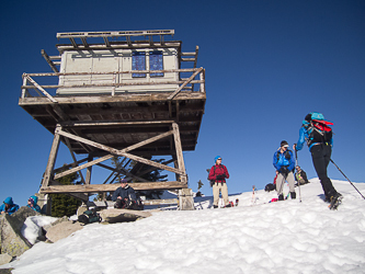 The Granite Mountain lookout.