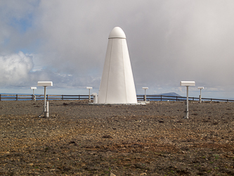 FAA beacon on the summit of Stacker Butte.