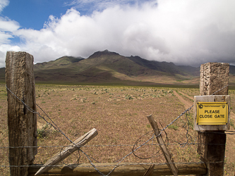Alvord Peak from a BLM gate on Fields-Denio Road