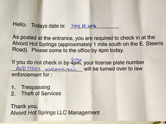 We paid it.  A Burns BLM employee I spoke to said that the BLM disputes their right to charge a fee and that I should not have paid.