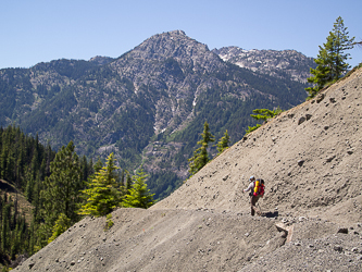 Davis Peak from the Boulder Creek Trail.