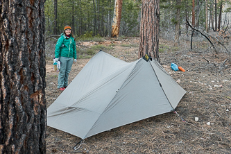 Right Fork Swamp Canyon camp