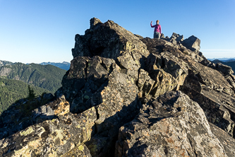 The summit of Avalanche Mountain