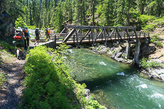 Cle Elum River at the start of the Davis Pk Trail