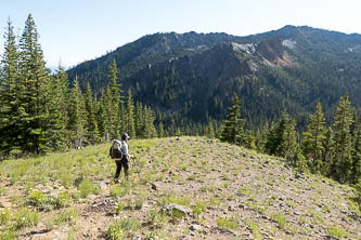 Descending to the Stafford Creek Trail