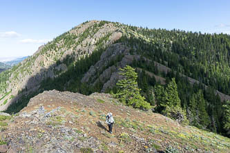 Miller Peak from its east ridge