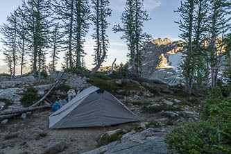 Camp near Wing Lake