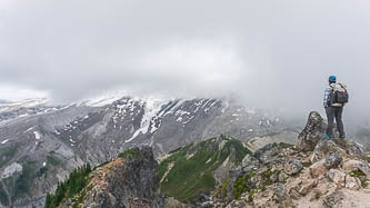 Glacier Peak from the summit of Gamma Peak