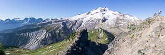Glacier Peak and the summit of Gamma Peak