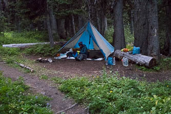Camp near Silver Lake