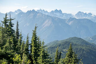 The Snoqualmie Range from Thorpe Mountain
