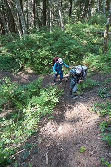 Bootleg bike trail